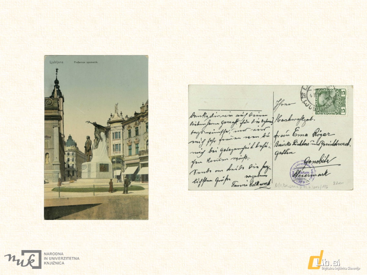EU: Prešernov trg; Ljubljana (1900), Ljubljana, Slovenia, 1900