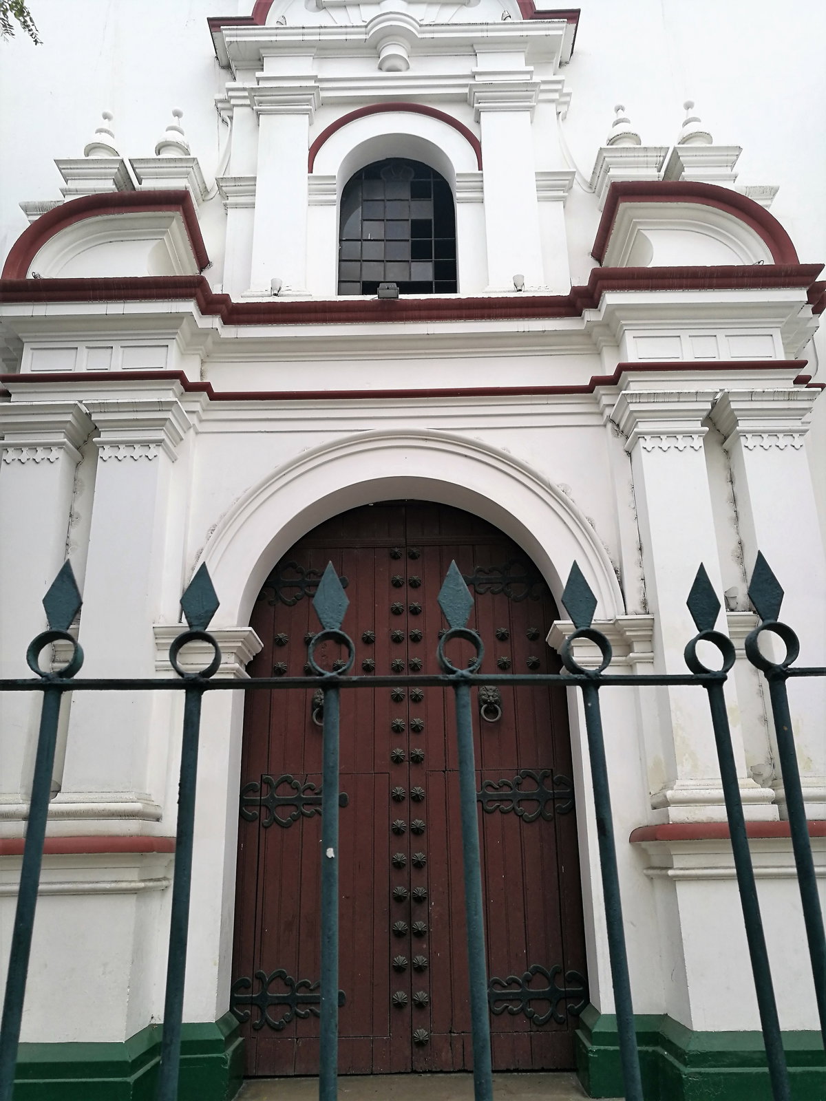 Detall de la façana de Santo Domingo de Trujillo, Trujillo, Peru, 2017