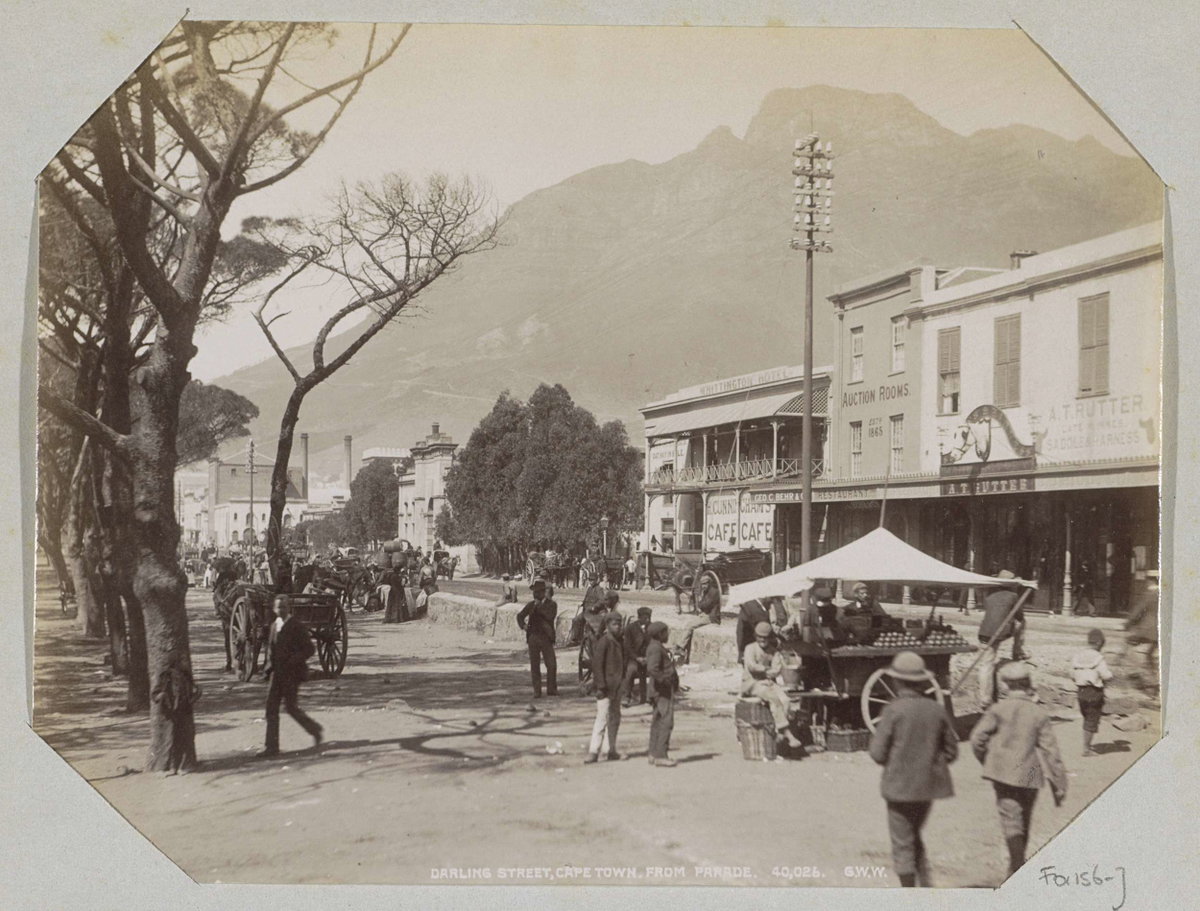 EU: Darling Street, Cape Town from Parade, Cape Town, South Africa, 1896