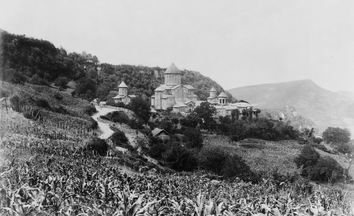 View of the monastery, Kutaisi, Georgia (Republic), Kutaisi, Georgia, 1888