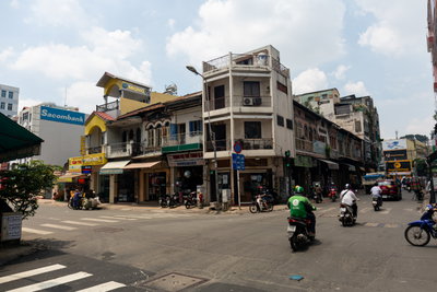 Ho Chi Minh City street intersection, Ho Chi Minh City, 2019