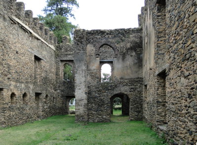 Bakaffa's Palace 02, Gondar, 2012