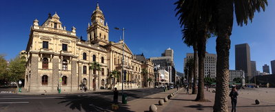 Cape Town City hall and Grand Parade, Cape Town — photos through time
