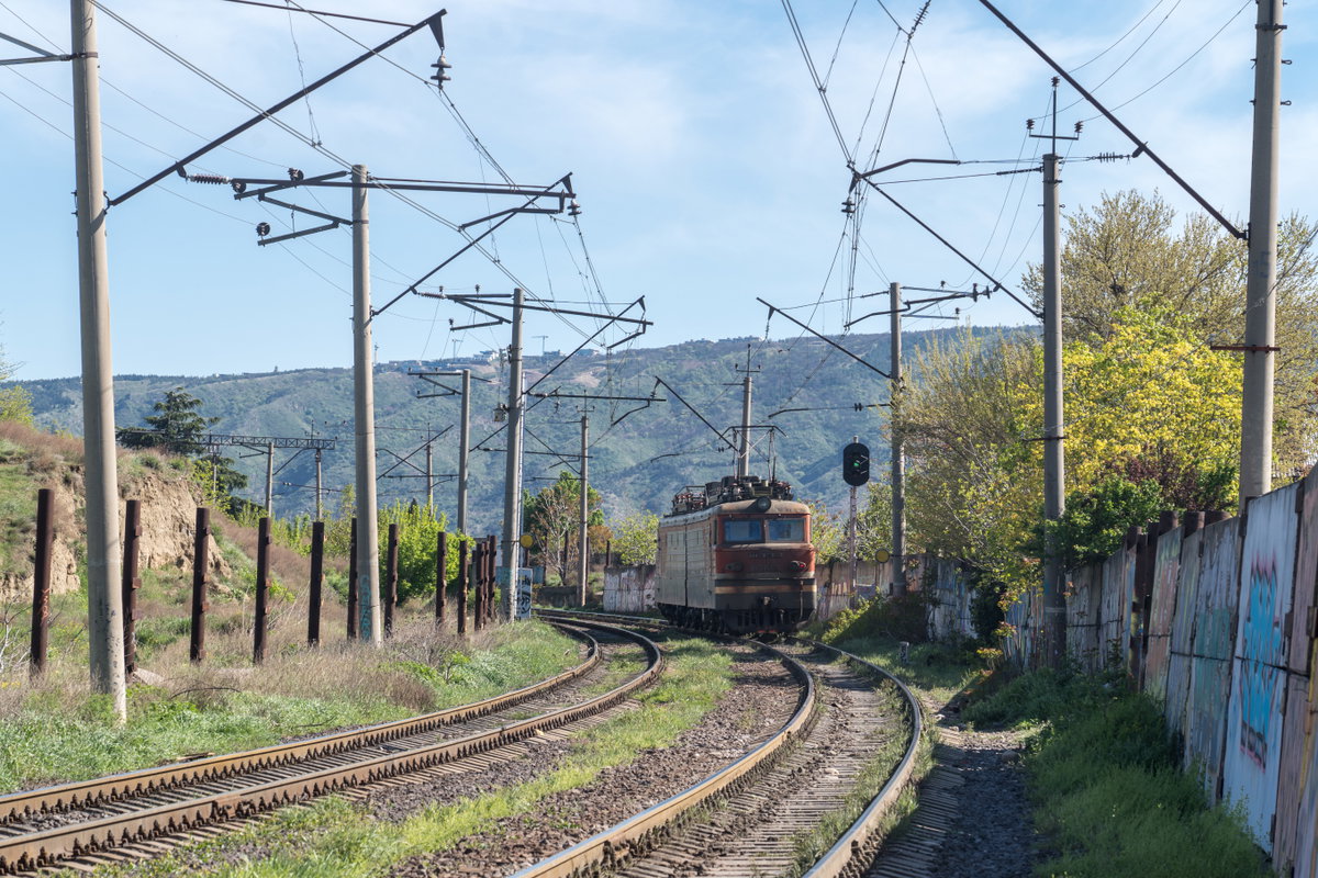 Railway in Tbilisi, Tbilisi, Georgia, 2025