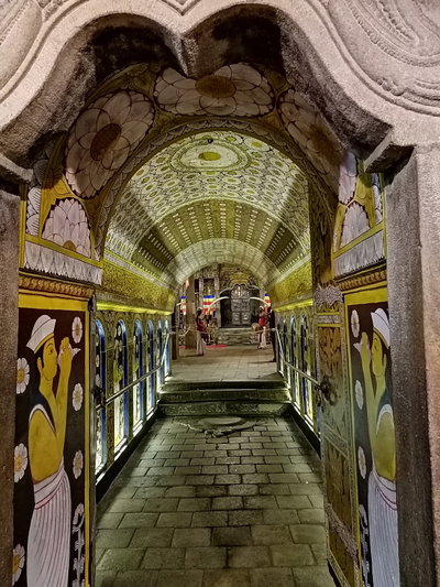 Relic Tooth Temple. Kandy, Sri Lanka. Entrance, Kandy, 2019