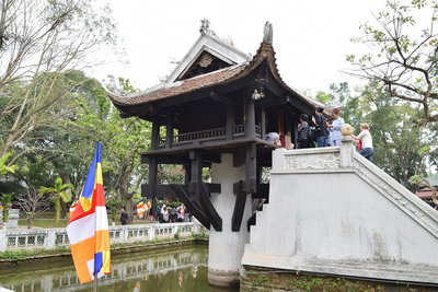 The One Pillar Pagoda, Hanoi, Vietnam, Hanoi, 2017