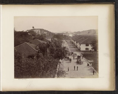EU: View of main road (1890), Singapore, 1890