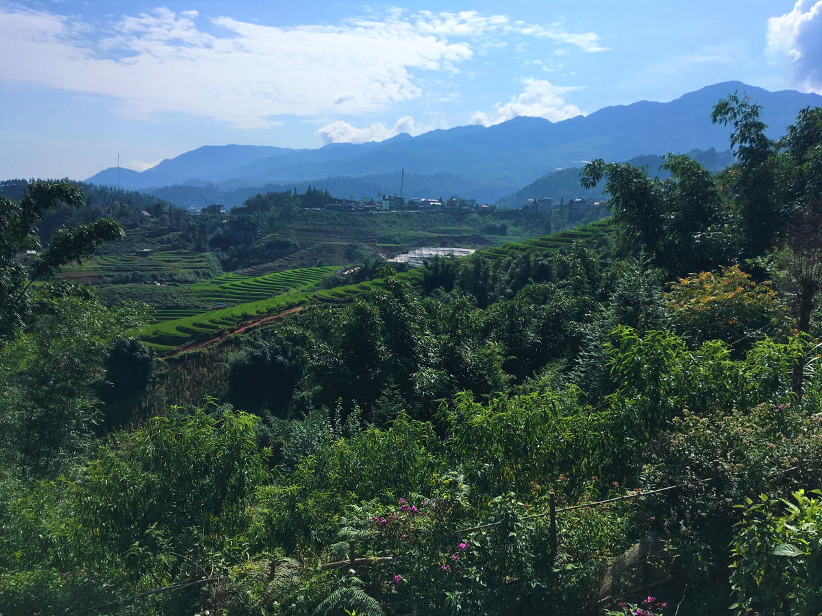 Landscape in Sa Pa 2, Sa Pa, Vietnam, 2018