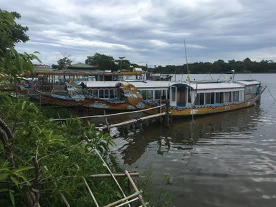 Boats on the Perfume River, Hue, 2018