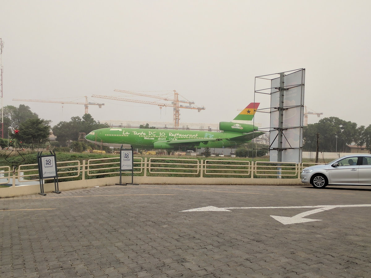 La Tante DC10 Restaurant, Accra, Ghana, 2016