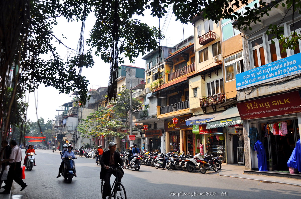 Hanoi pho co, Pho Hang dao, viet nam, Hanoi, Vietnam, 2010