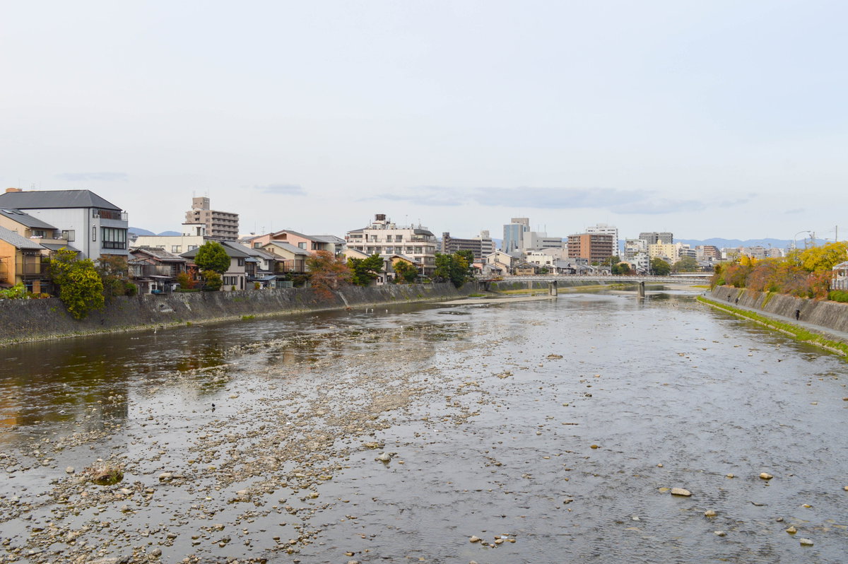 Kamo River, Kyoto, Japan, 2015