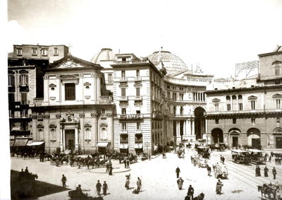 Piazza Trieste e Trento with Galleria Umberto (1890), Naples, 1890