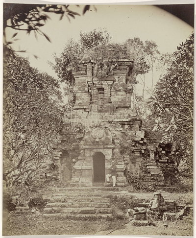 EU: De tempel van Singosari, Malang op Oost Java (1880), Malang, 1880