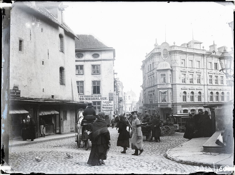 EU: Tallinn, Old Town, Old Market (1904), Tallinn, Estonia, 1904