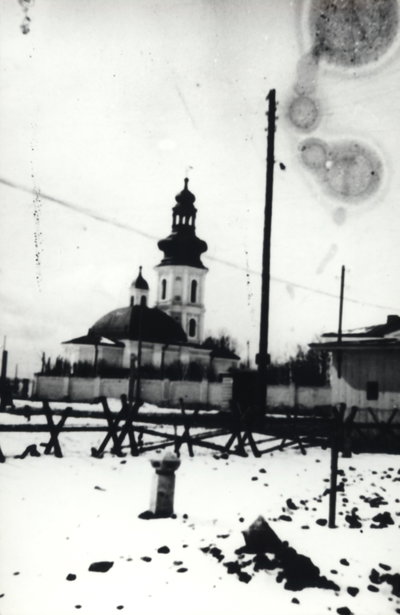 EU: Zamość, ul. Basilian Greek Catholic Church. Church Saint. Nicholas (1944), Zamość, 1944