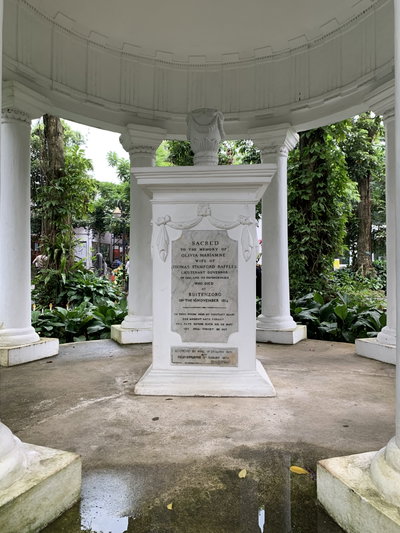 Raffles Monument, Bogor — photos through time