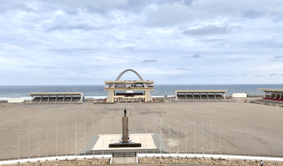 The independence square of Ghana, Accra, Ghana, 2020