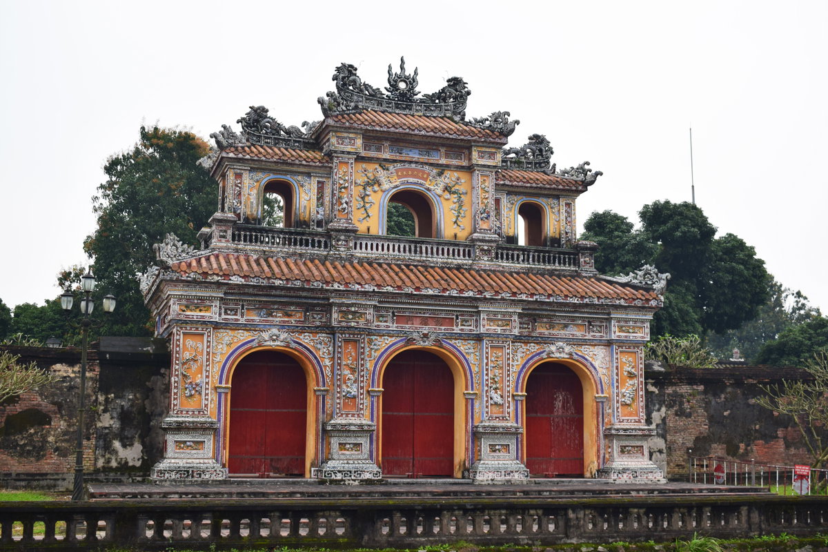 Gate to Huế Citadel, Hue, Vietnam, 2018