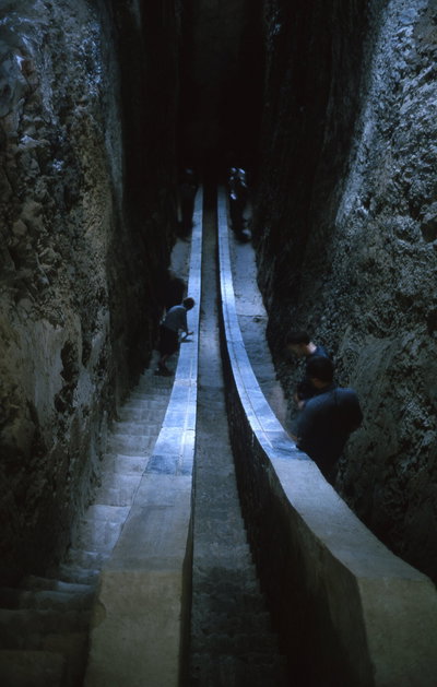 Sextant trench of the Ulugh Beg Observatory, Samarkand, Samarkand, 1964
