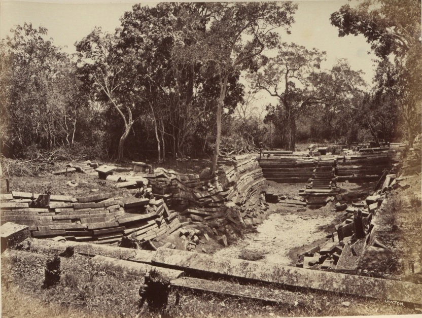 Kuttam Pokuna, Anuradhapura, Sri Lanka, 1871