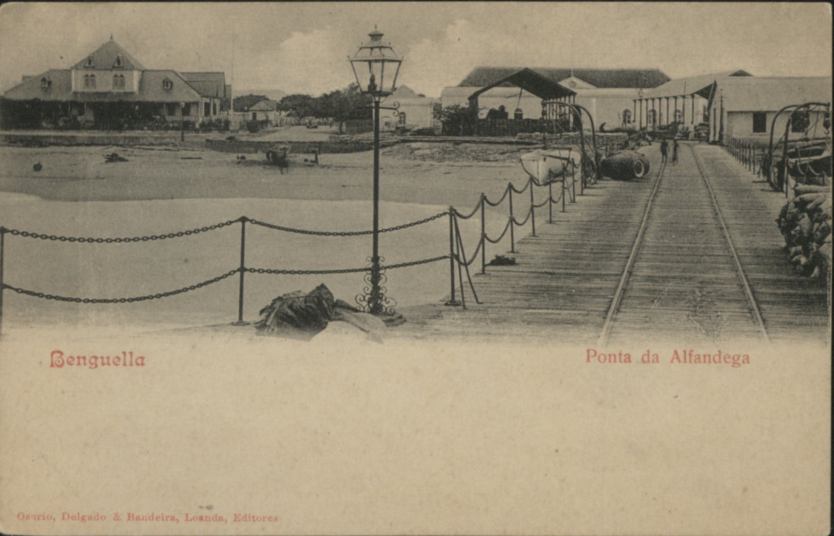 EU: Benguella, ponta da Alfandega (1900), Benguela, Angola, 1900