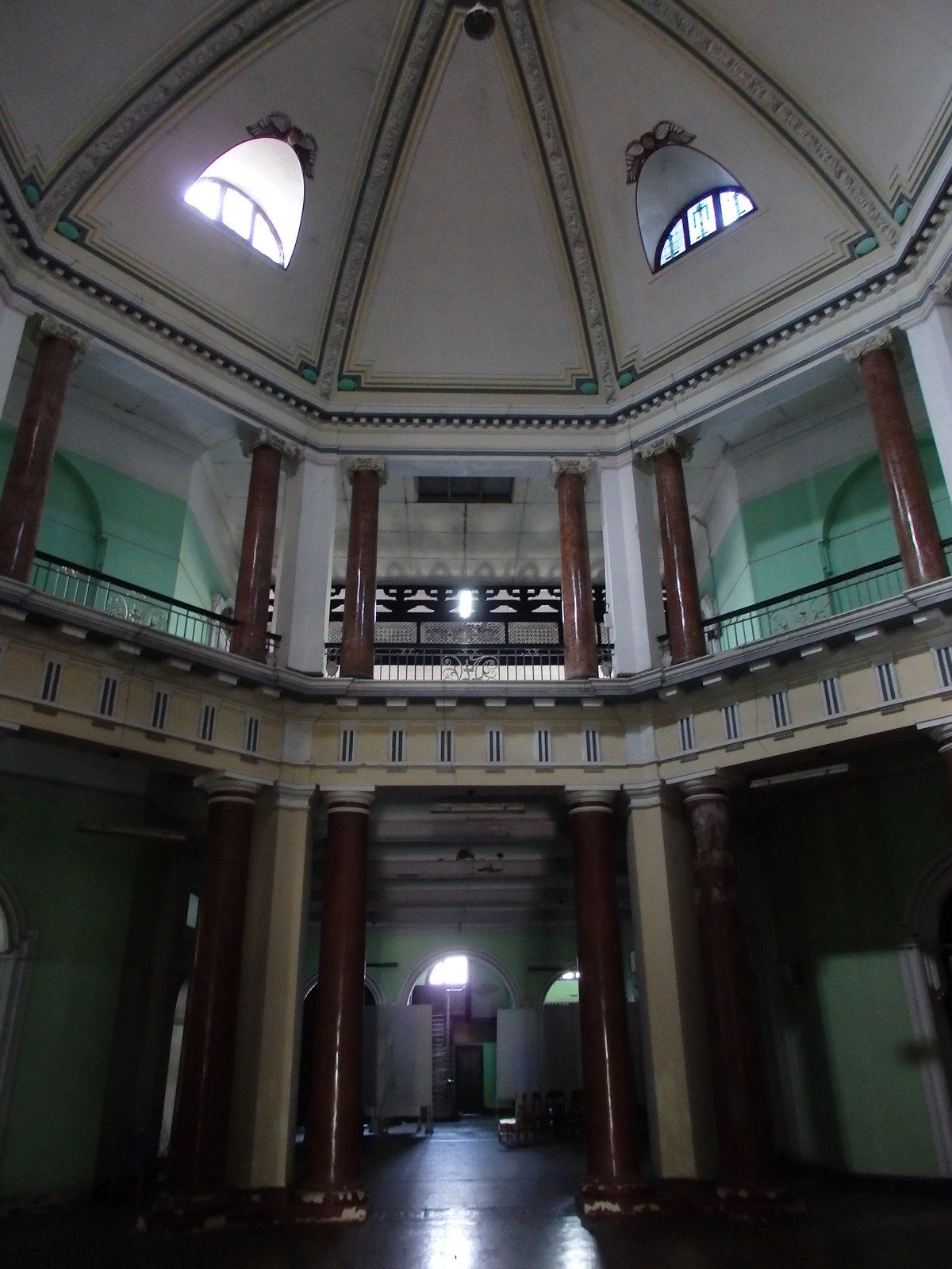 Chin Tsong Palace (Fine Art School) inside, Yangon, Myanmar, 2014