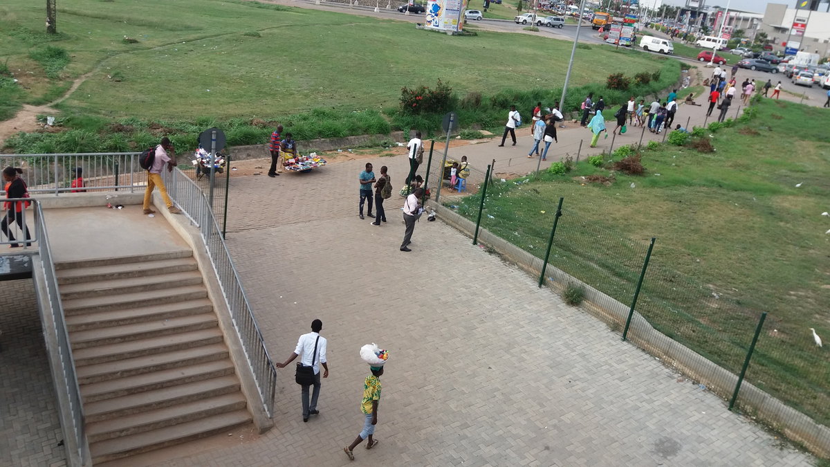 Tetteh Quarshie overhead bridge near Accra Mall 2, Accra, Ghana, 2016