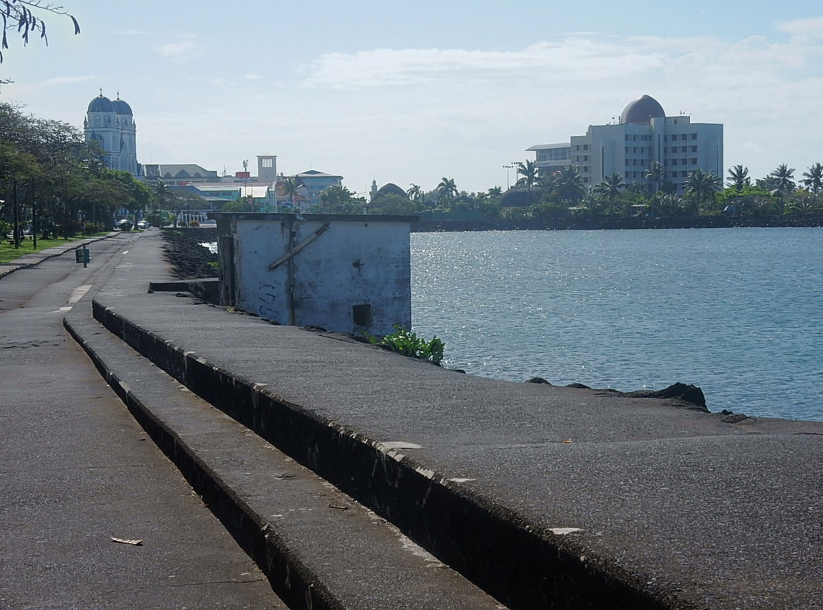 Apia Sea Wall, Apia, Samoa, 2016