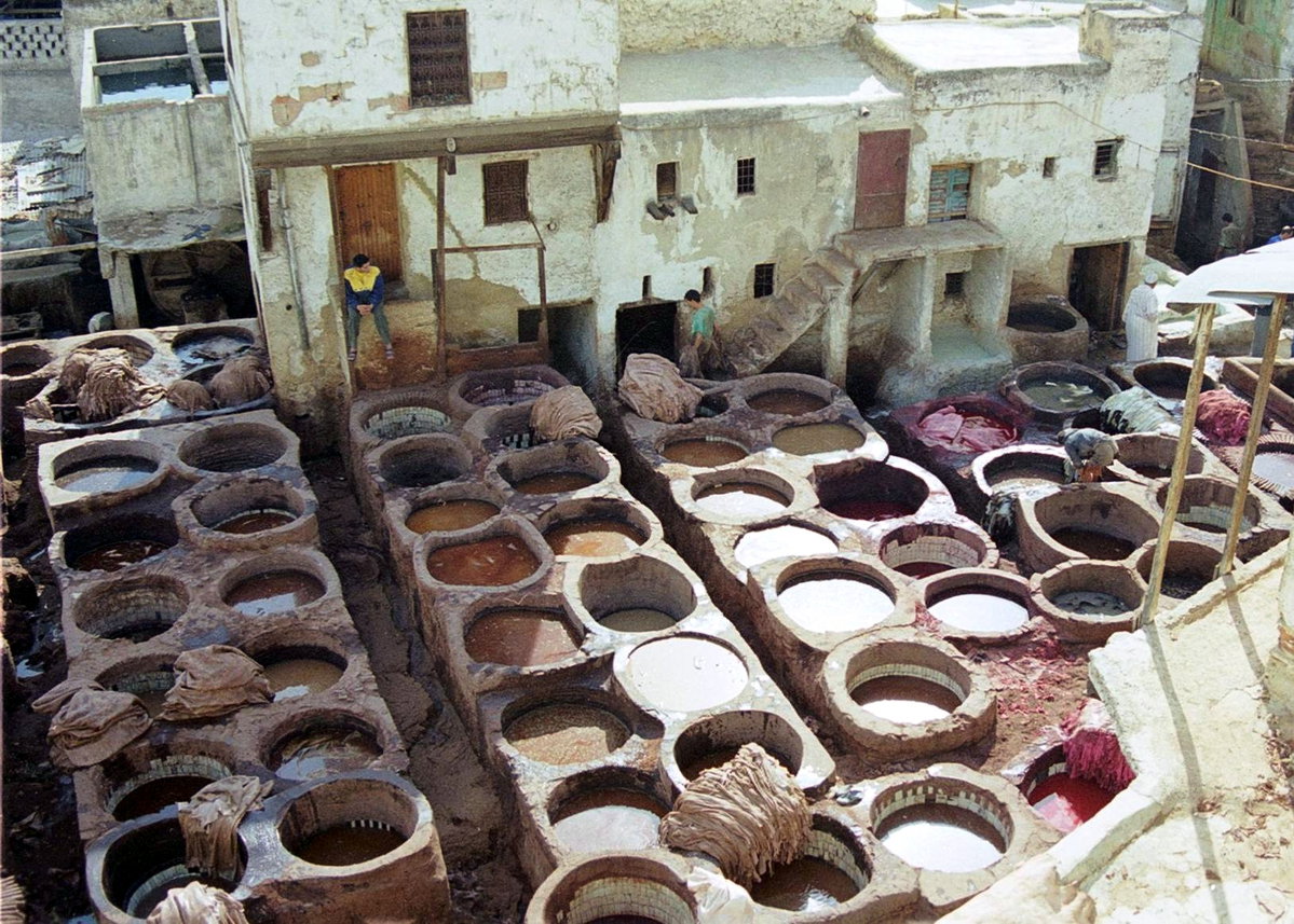 Tanneries - Fès, Fes, Morocco, 2001