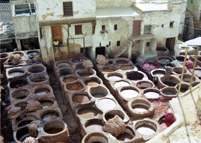 Tanneries - Fès, Fes — photos through time