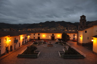 Lascar Plaza San Blas at dawn (Cuzco), Cusco — photos through time