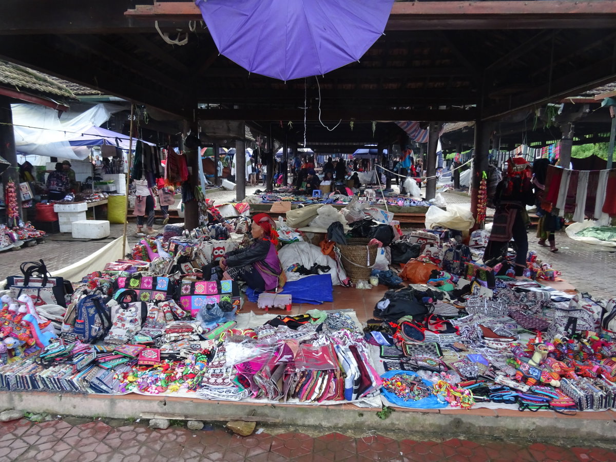 Market in Sa Pa, Sa Pa, Vietnam, 2018