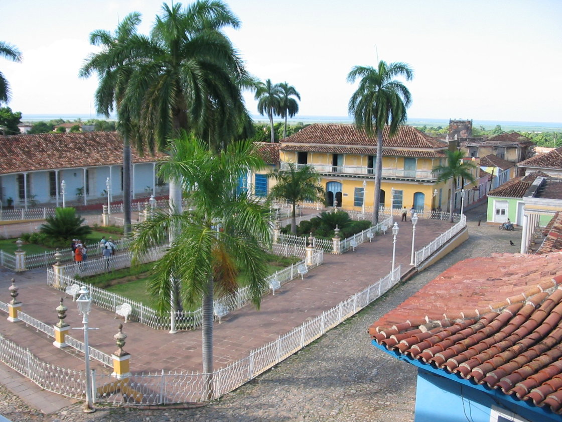 Cuba-Trinidad-central square, Trinidad, Cuba, 2003
