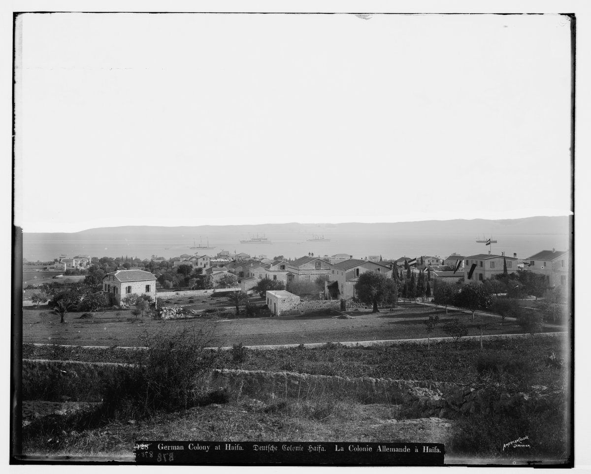 Beirut, etc. The German Colony at Haifa LOC, Haifa, Israel, 1900
