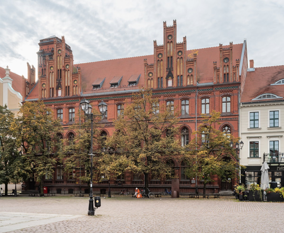 Main Post Office in Torun, Toruń, Poland, 2021