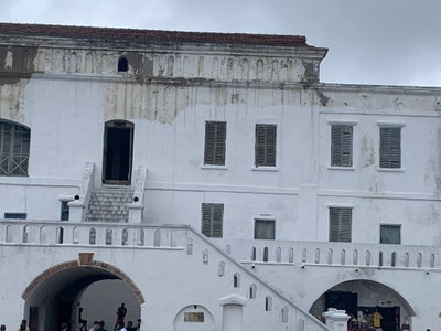 A cross section of the castle, Cape Coast, 2022