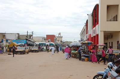 Main street in Kaolack (Senegal), Kaolack, 2018