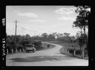 Kenya Colony. Nairobi. Motor highway entering the town LOC, Nairobi, 1936