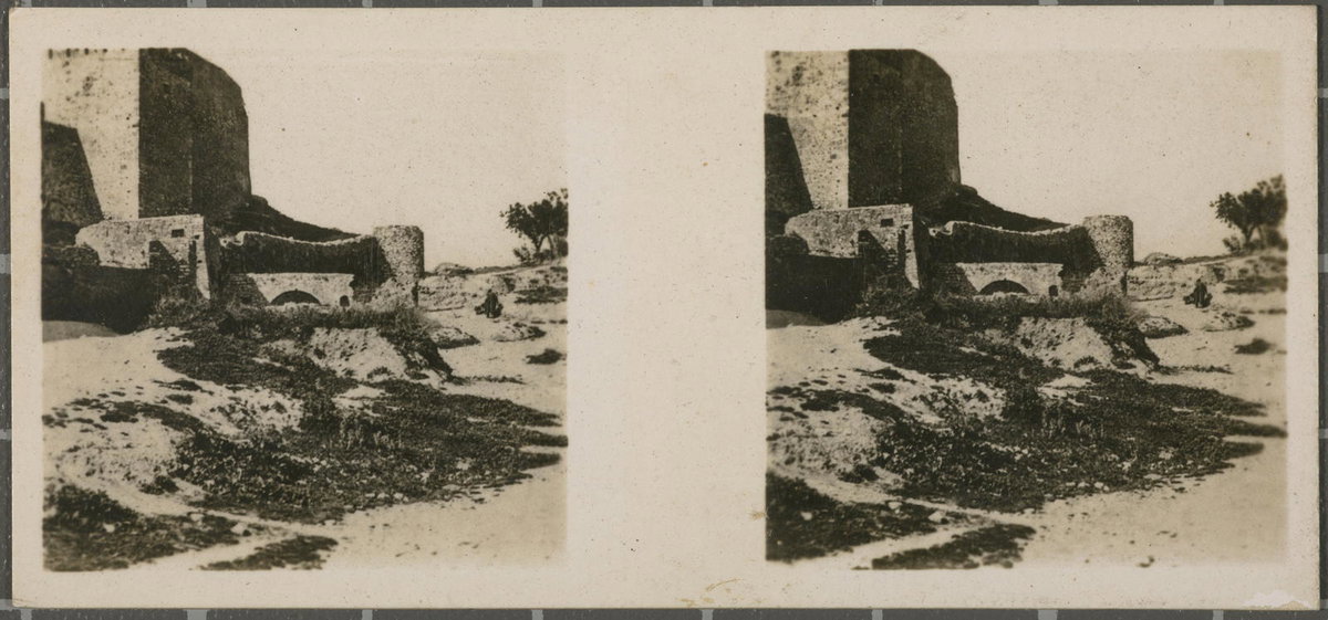 EU: N.º 27. Gj nokastra ó Argirokastro. - Antigua ciudadela (1933), Gjirokastër, Albania, 1933
