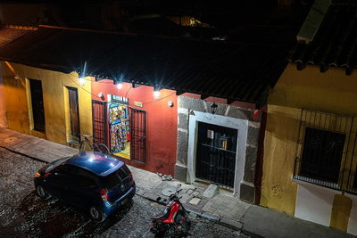 Guatemala - Street in Antigua Guatemala, Antigua Guatemala — photos through time