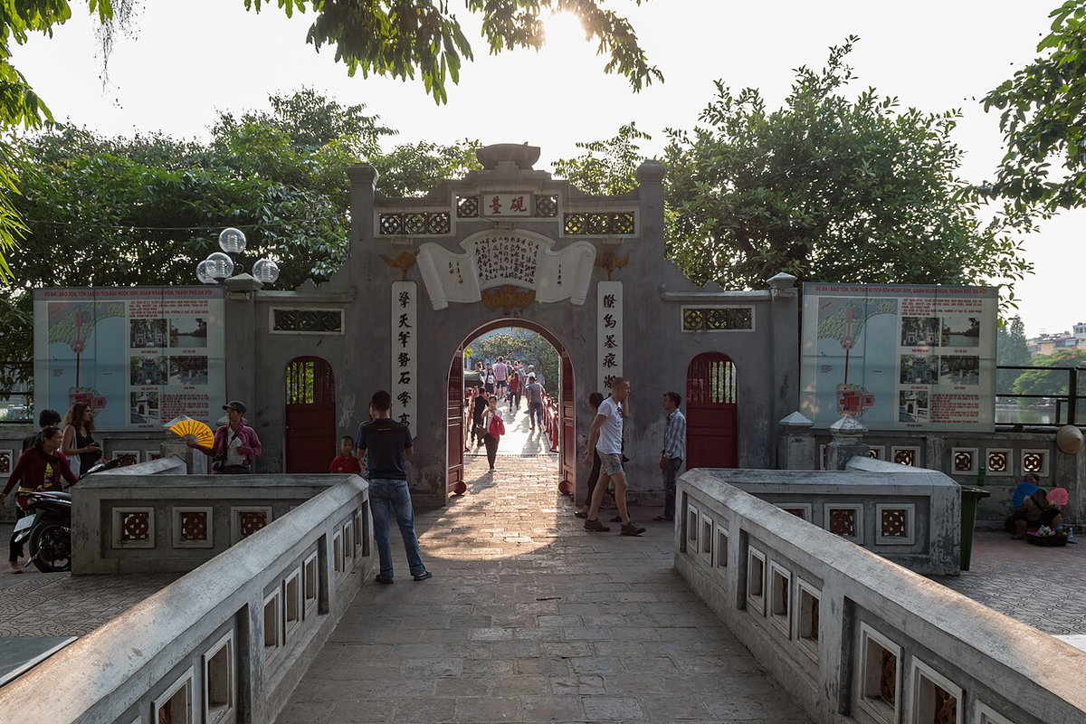 Entrance of Ngoc Son Hanoi, Hanoi, Vietnam, 2017