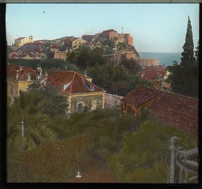 EU: Dubrovnik, town and fortress from hillside ( ) (1900), Dubrovnik, 1900