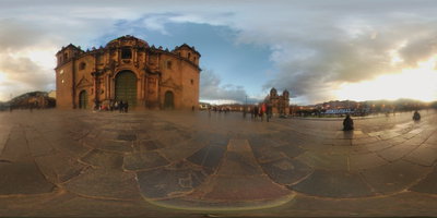 Actual catedraĺ del Cusco, Plaza de armas, Cusco, 2017
