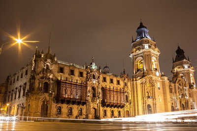 Catedral de Lima Night, Lima, 2012