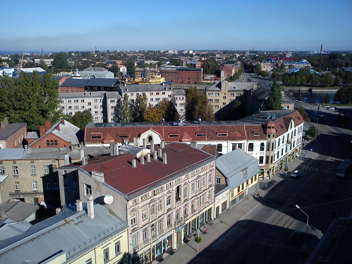 Liepaja (Libau) from Holy Trinity Church, Liepāja, Latvia, 2010