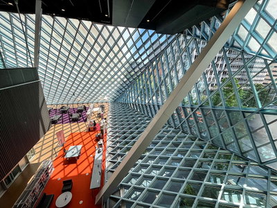 Seattle Public Library interior 03, Seattle, 2022
