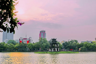 SUNRISE ON HOAN KIEM LAKE, Hanoi, 2012