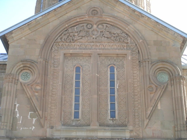 Samtavro Monastery, main church, detail1, Mtskheta, Georgia, 2014