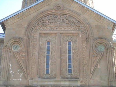 Samtavro Monastery, main church, detail1, Mtskheta, 2014